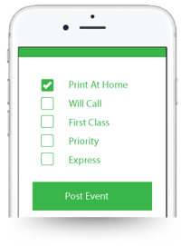 print at home delivery method purplepass