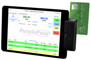 purplepass event ticket scanning tablet