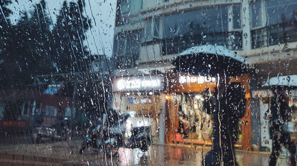 raining